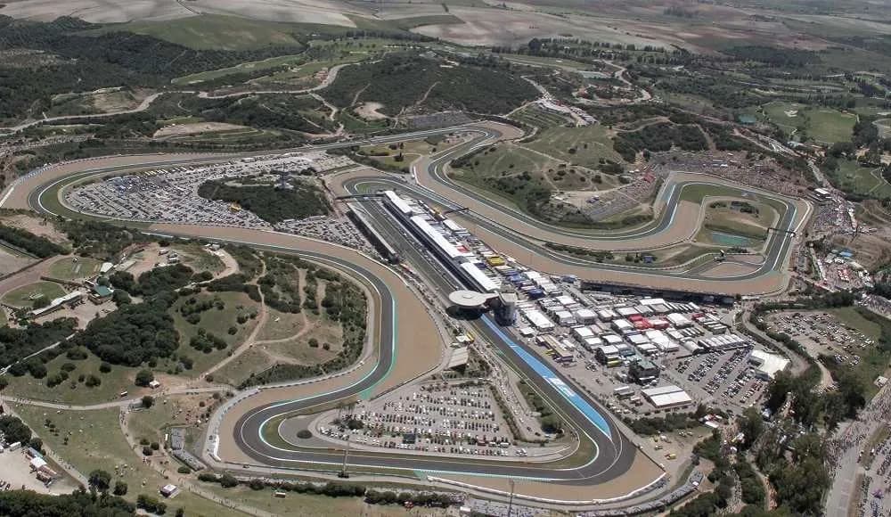 Aerial view near Circuito de Jerez