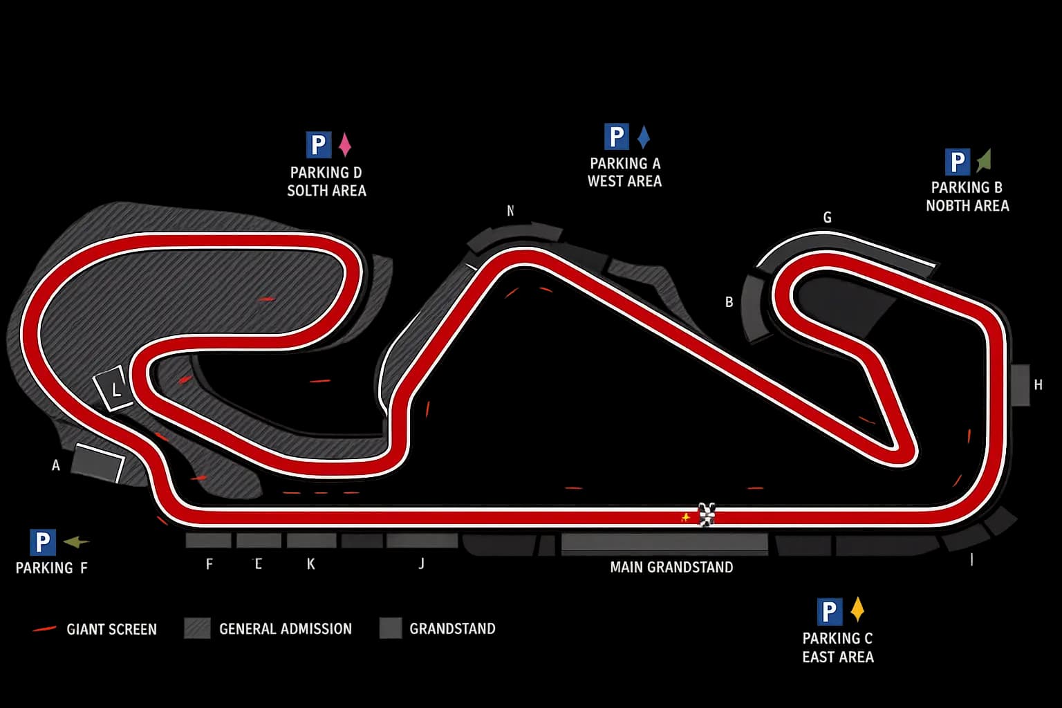 Circuit de Barcelona-Catalunya layout